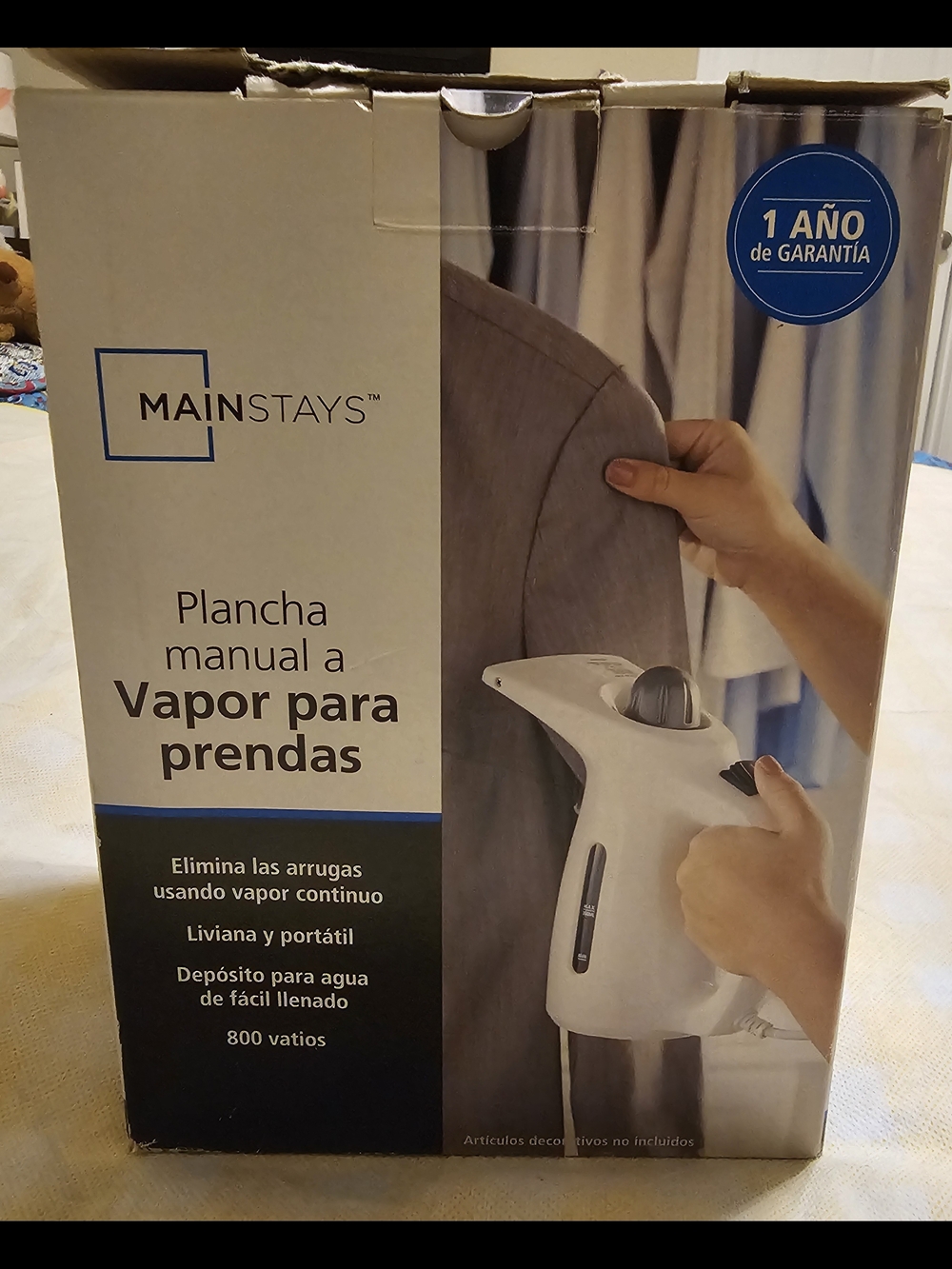 Mainstays White Handheld Garment Steamer
